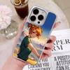 Вечное Лето Алиса Покрытие Серебром Чехол для Мобильного Телефона для iPhone 17 16 15 14 13 12 11 Air Pro Max Plus Цветной Чехол