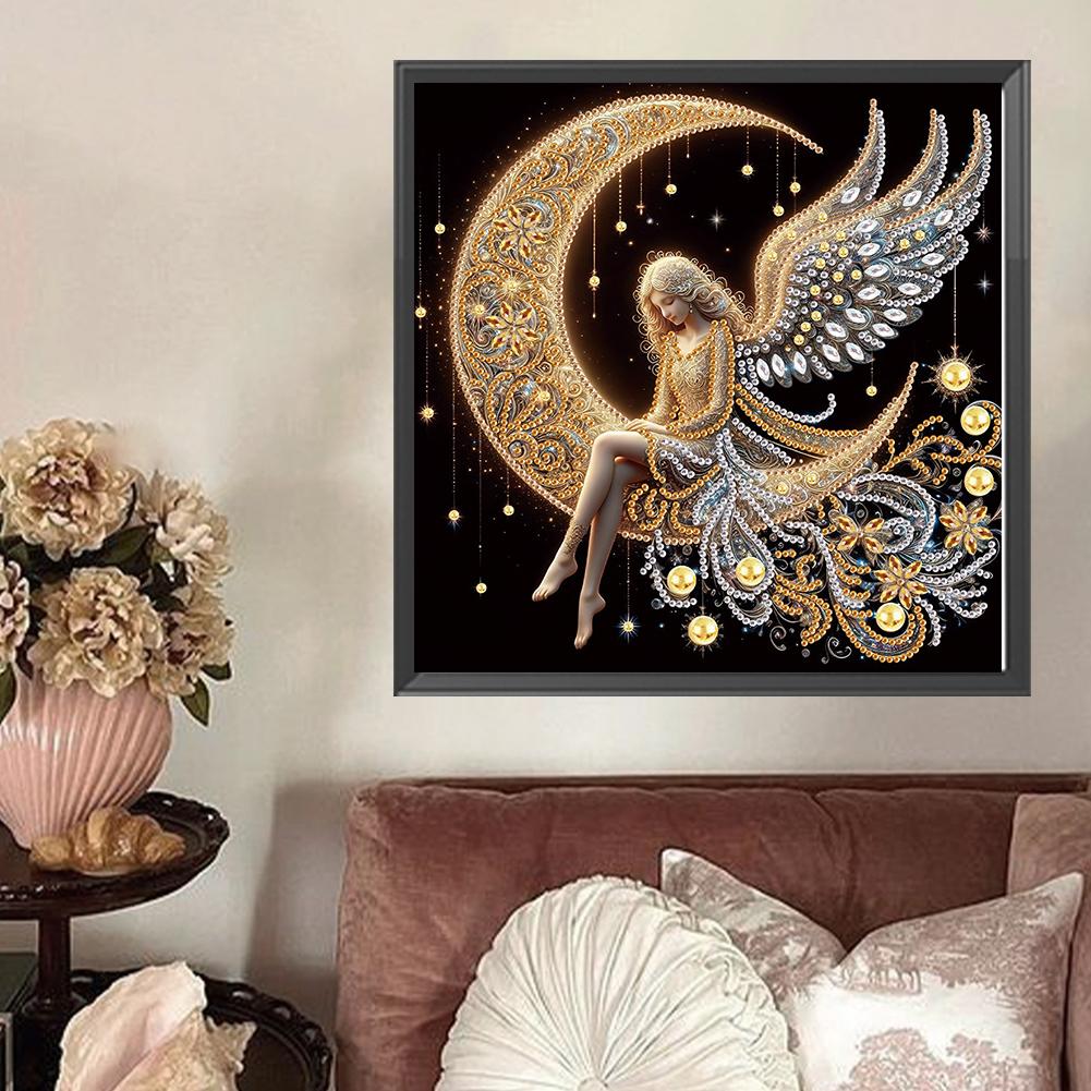 Ангел 5D DIY Специальная Форма Кристалл Частичная Алмазная Мозаика Набор Декор Стены Дома