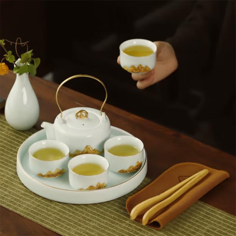 Фарфоровый чайный набор Bafangli Jiangshan Yingqing