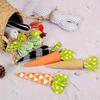 1 шт. пасхальное украшение в виде моркови, искусственные овощи, игрушки из моркови, искусственная тканевая морковь, декоративная морковка, реквизит для фотосъемки 16x3,5 см