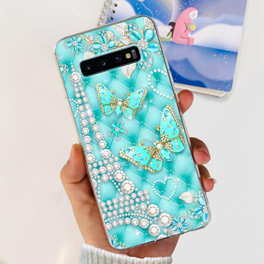 Для Samsung Galaxy S10 Lite Plus Чехол Милый Астронавт Мягкий Силиконовый Чехол для Телефона Для Samsung S10 Plus S10e Funda S10+ S 10 Coque