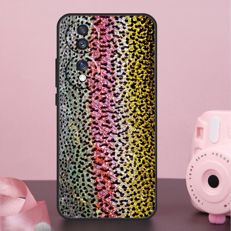 Чехол для Fly Fishing Case с рисунком Форель для Honor 400 200 Pro 50 70 90 X9a X9b X9c X9d X8b X8c Win Magic 8 Pro 5 6 7 Lite