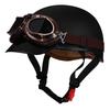 Retro Motorcycle Helmet, Men's Four Season Pedal Cruising Scoop Helmet, Safety Helmet, Women's Electric Half Helmet