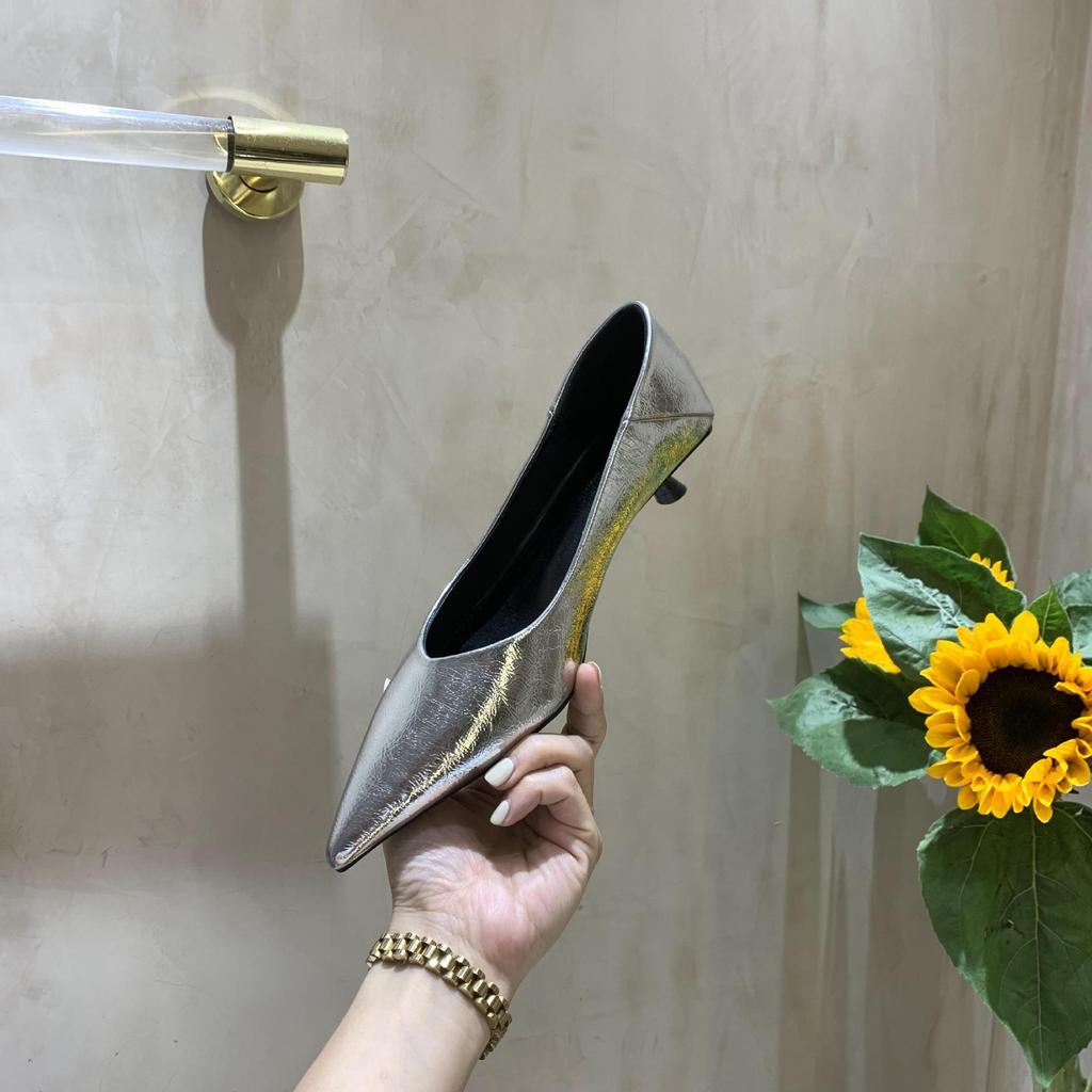 Туфли на высоком каблуке женские телесного цвета на маленьком каблуке из мягкой кожи с тонким острым каблуком и мягкой подошвой французские нежные туфли с юбкой туфли на низком каблуке женские