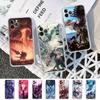 Чехол для телефона Monster Hunter для iPhone 15 11 12 13 14 Mini Pro Max XR X XS TPU Прозрачный чехол для 8 7 6 Plus SE 2020