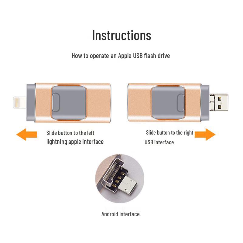 3-в-1 USB-накопитель двойного назначения OLOEY