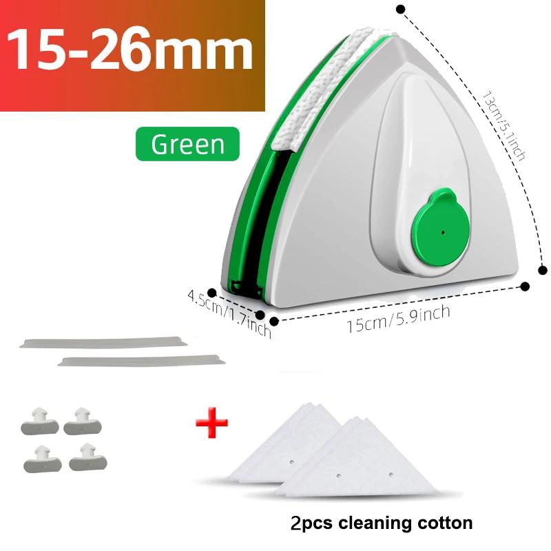 Главная Средство для мытья окон Водяной ластик для стекла Двусторонний магнитный ластик для окон Двухслойный полый инструмент для чистки стекла