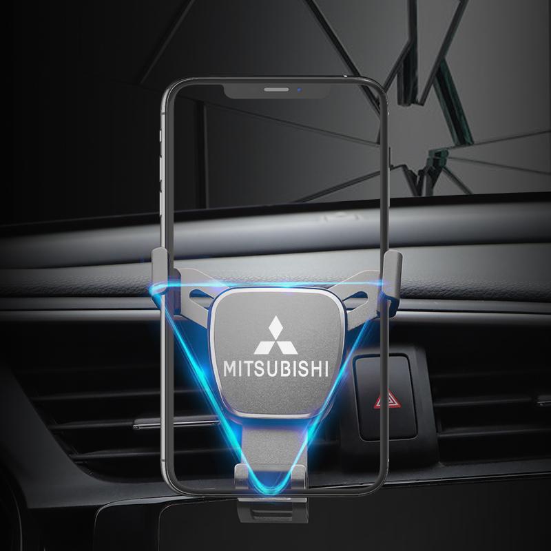 1Pcs Car Phone Holder Gravity Sensing Air Vent Stand Accessories For Mitsubishi L200 ASX Attrage Eclipse Cross Xpander Outlander