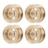 4PCS Wheel Hubs Fit for SCX30 1Celsius30 Scale Simulated Crawler 0.7 Inch RC Car Brass Hub