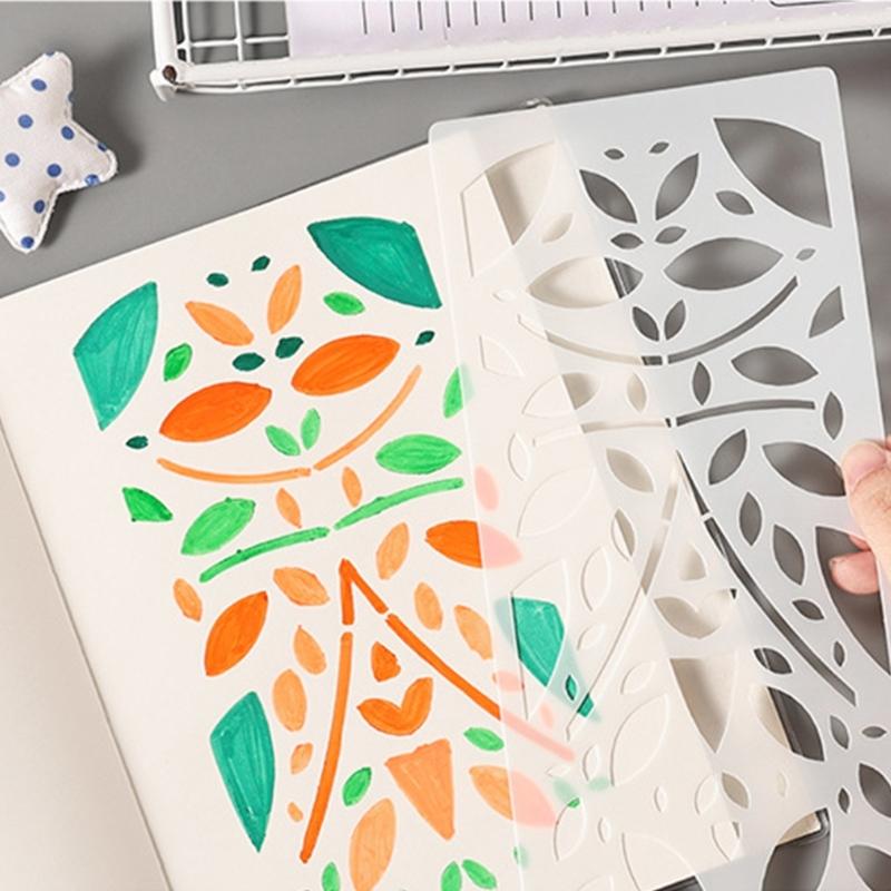 Pack of 6 Drawing Templates Multipurpose Scrapbooking Templates For Handmade Cards Wall Art And Classroom Activities