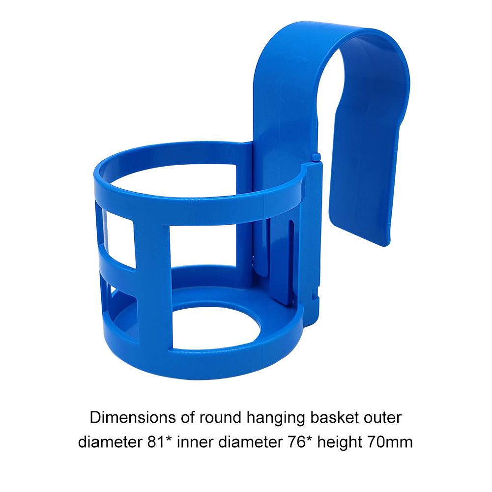 Swimming Pool Water Cup Hanger Reusable Cup Holder Storage Rack Beverage Drinks Beer Container Storage Shelf Tool for Pool Party