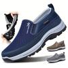 Men's Solid Color Loafer Shoes Breathable Lightweight Anti Skid Slip On Shoes Outdoor Comfortable Driving Shoes Mens Casual Walking Sneakers