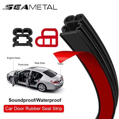 5M Резиновый уплотнитель для автомобильной двери Двухслойная защита Уплотнительные ленты для автомобильной двери/капота/багажника Звукоизоляционная водонепроницаемая уплотнительная лента
