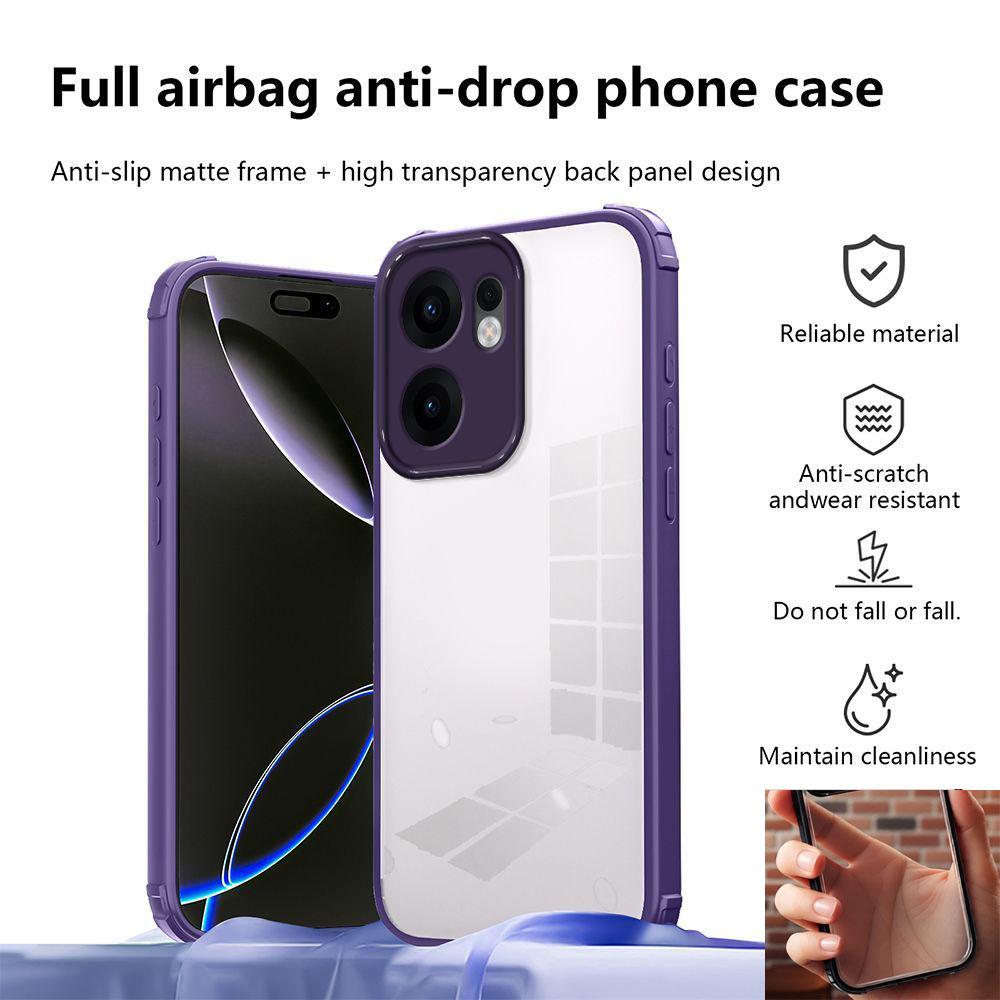 Чехол для OPPO Reno14 F Чехол для телефона Oppo Reno 14F Чехол-бампер oppo Reno14 FS 5G Защита от падений Ударопрочный Жесткая акриловая задняя крышка