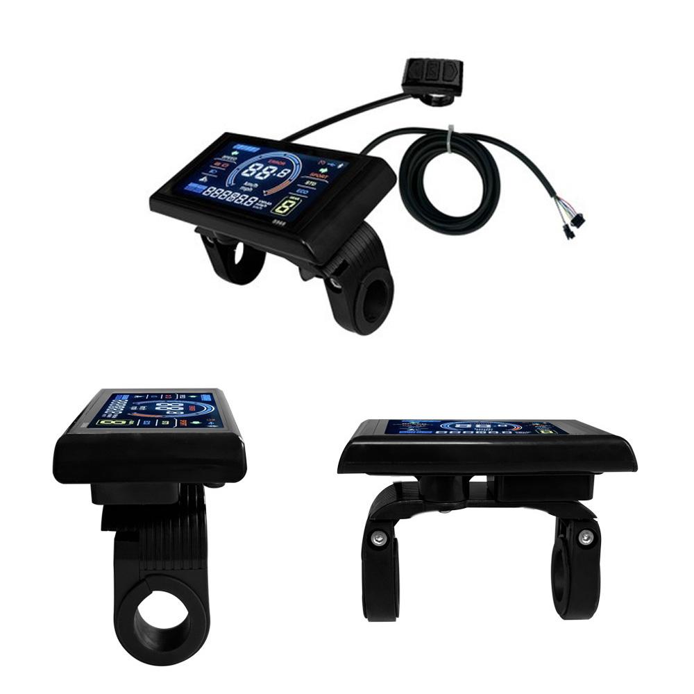 24 72V Ebike LCD Display 5Pins LCD S966 Smart Color Screen Waterproof Mountain Bike Control Panel Used For No. 2