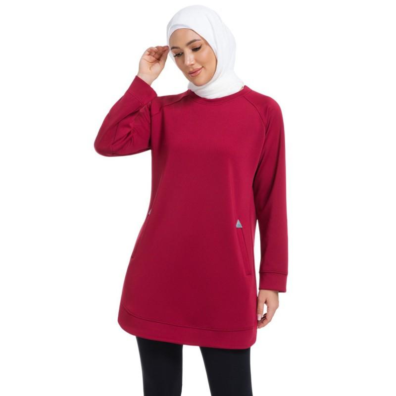 Womens Solid Color Hooded Long Sleeve Sportswear Top Nylon Blend Activewear Gym Running Casual Wear