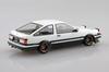 1/32 Toyota Sprinter Trueno Custom (Высокотехнологичный двухцветный) Пластиковая модель автомобиля Aoshima Raku-Pura Snap Kit №. 11CU-WB