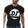 Мужская футболка DJ - Неэластичная ткань - Повседневная одежда музыканта для любого сезона - Доступны размеры для взрослых, Круглый вырез, Прочный принт