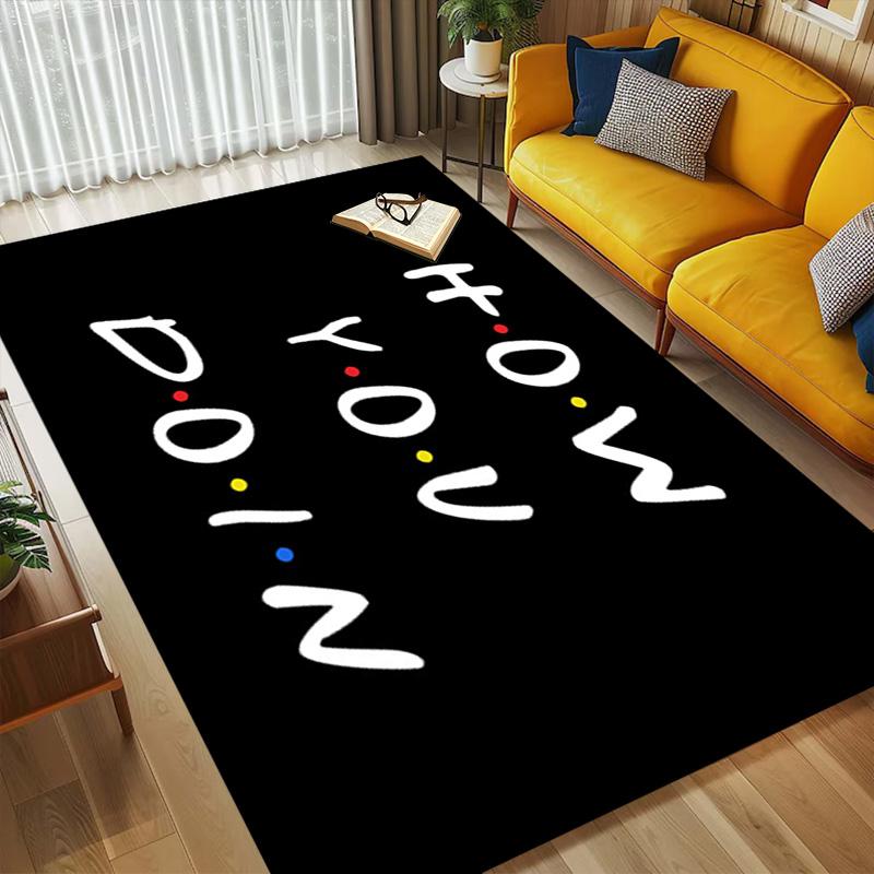 Friends Living Room Nonslip Area Rug Soft Carpet For Bedroom Game Playroom Sofa Office Home Decor Doormat Christmas Gift C9302426