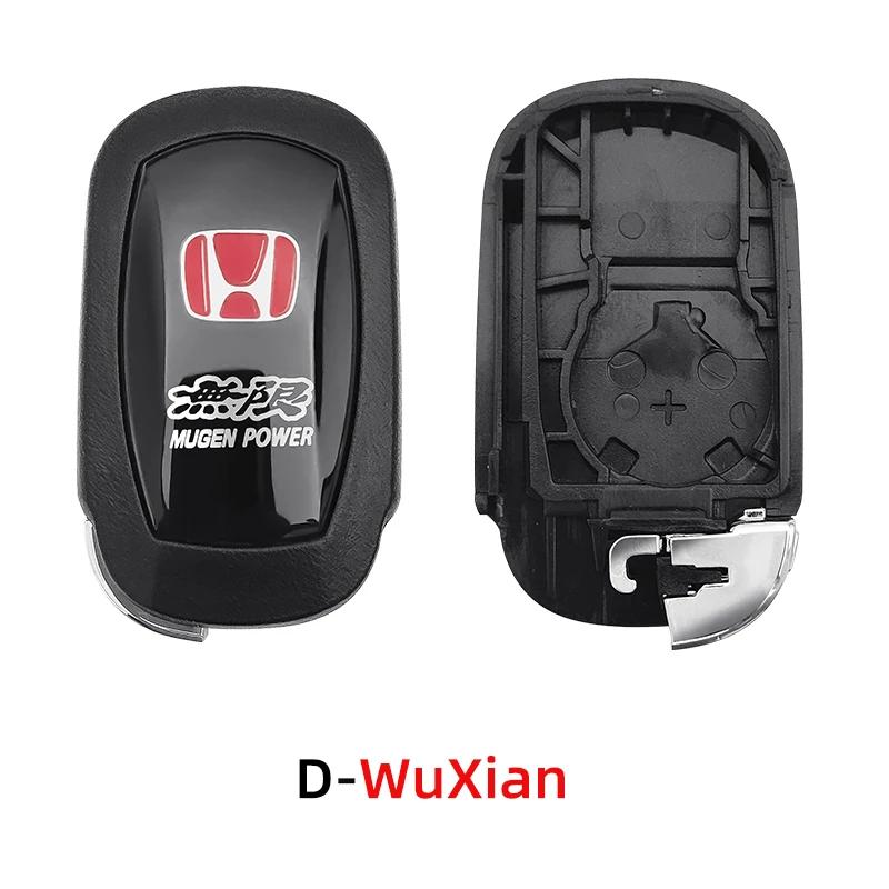 AYE1 1ocs Car Key Fob Pocket Cover Case For Honda Fit Jazz Civic CR-V HR-V Accord Jade Crider Odyssey Remote Protector Accessories