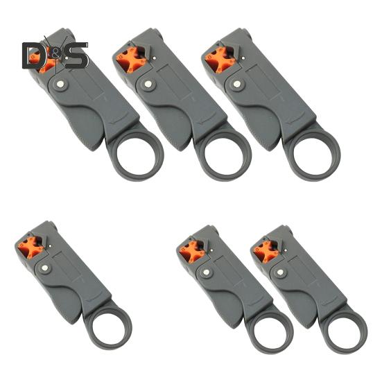 1/2/3 шт. вращающийся коаксиальный коаксиальный кабельный резак с регулируемой глубиной резки компактный дизайн портативный коаксиальный кабельный резак