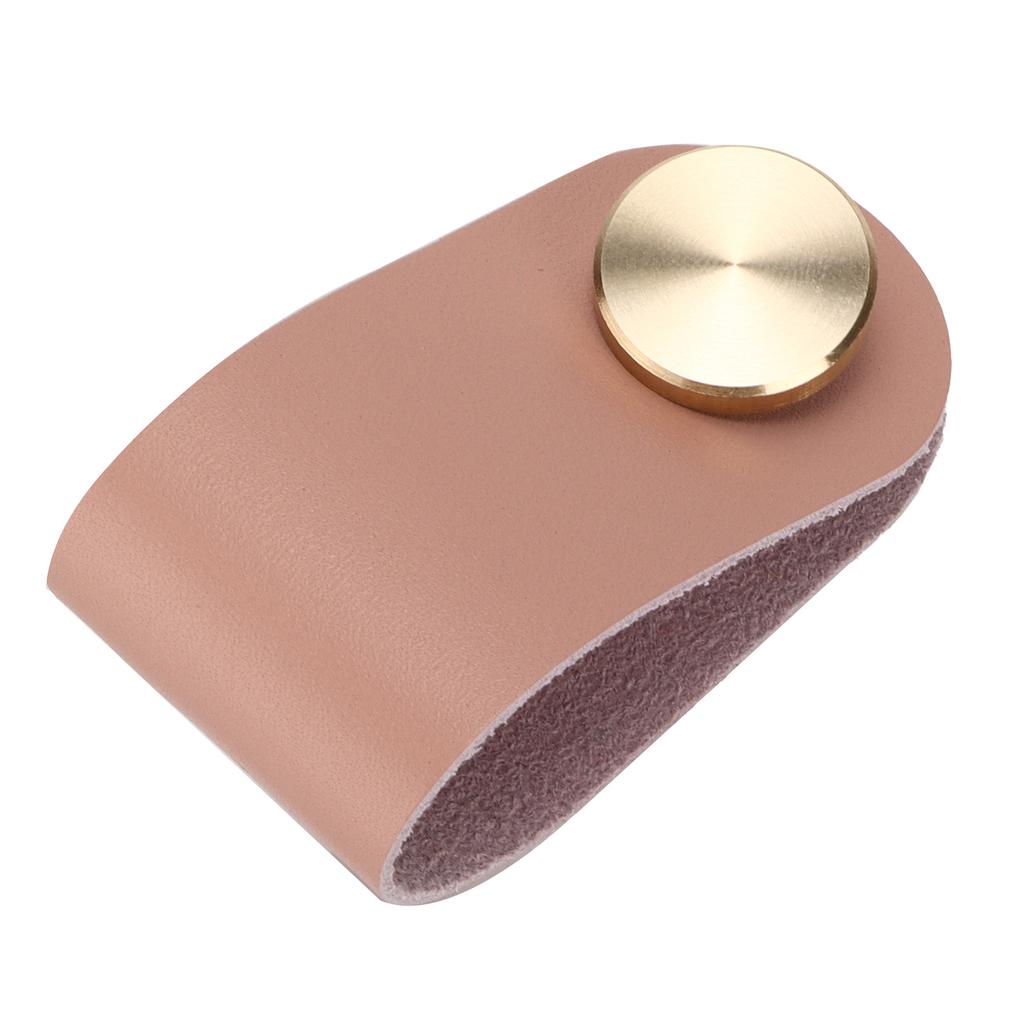 Ручка для шкафа Nordic Luxury Grain Leather Brass Ящик для шкафа Декор для двери гардероба 