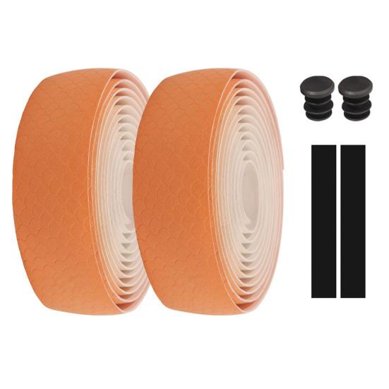 2 Rolls Bicycle Handlebar Grips Anti-Slip Texture Soft Memory EVA Shock Absorption Memory Foam Bike Grips