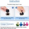 Plug Drain Stopper Overflow Drain Cover Silicone Bathtub Stopper Universal Tub Stopper Drain Plug