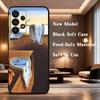 Etui Salvador Dali Painting For Samsung Galaxy A73,31,32,72,41,53,52,71,22,5G,Note,J7,8,9 Soft Black  Silicone Phone Case