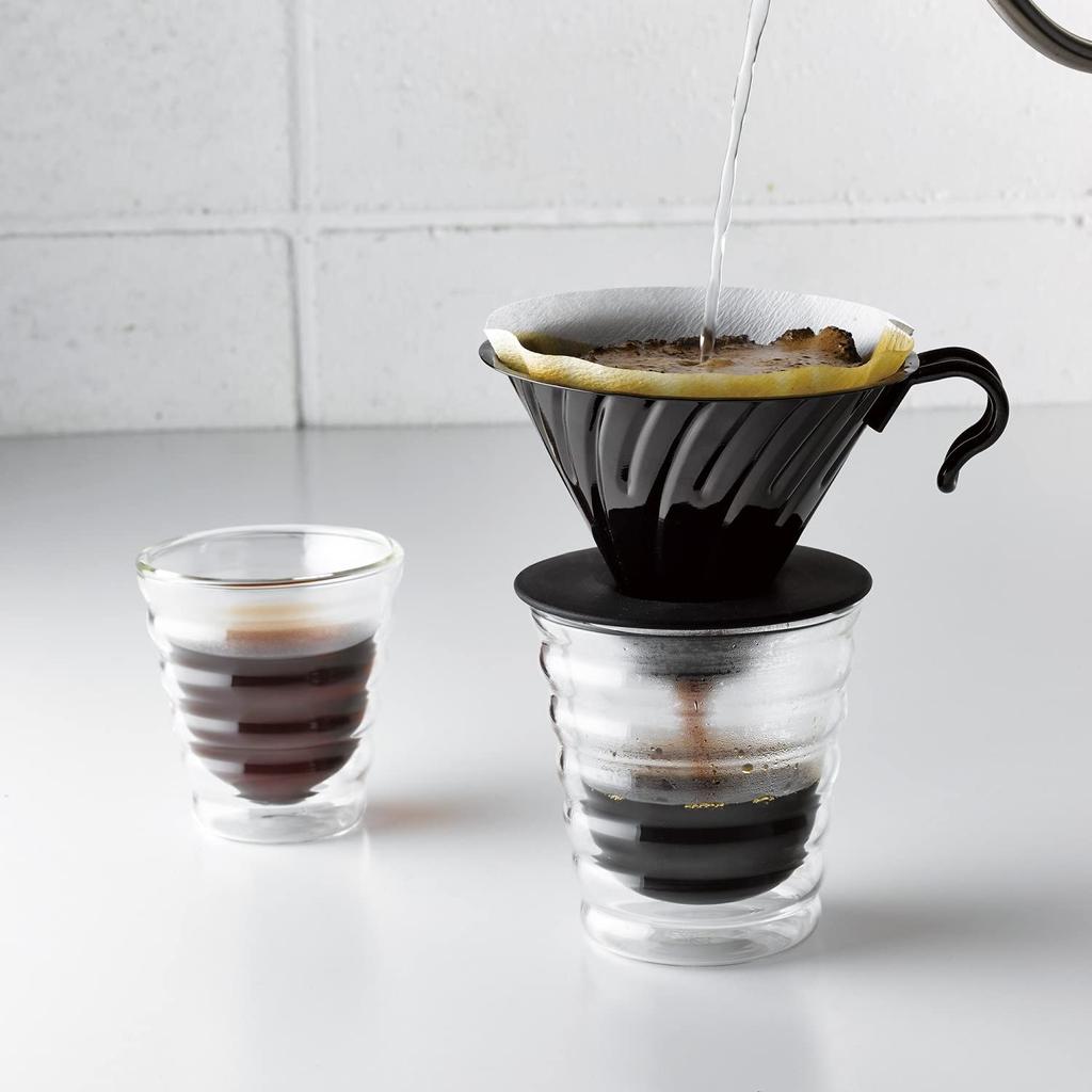 Hario V60 Металлическая капельница Можно мыть в посудомоечной машине Серебряная Для чашек Сделано в Японии 1-4 VDMR-02-HSV