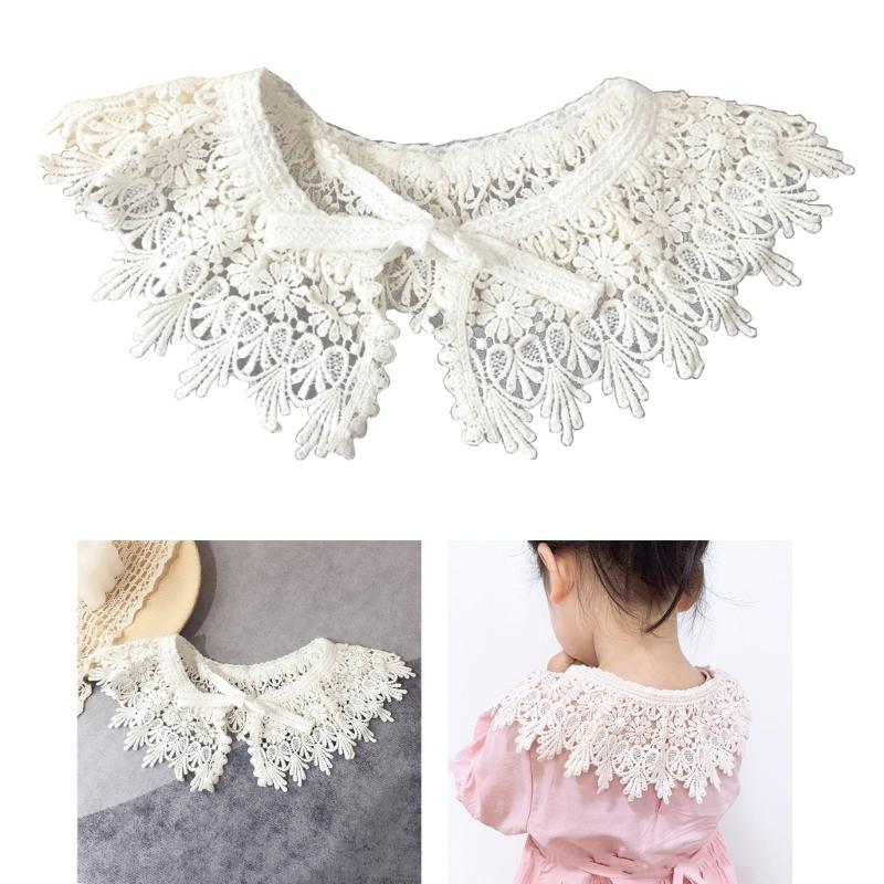 Съемный воротник Детский воротник с вышивкой Воротник-обманка Ложный воротник Кружевной воротник