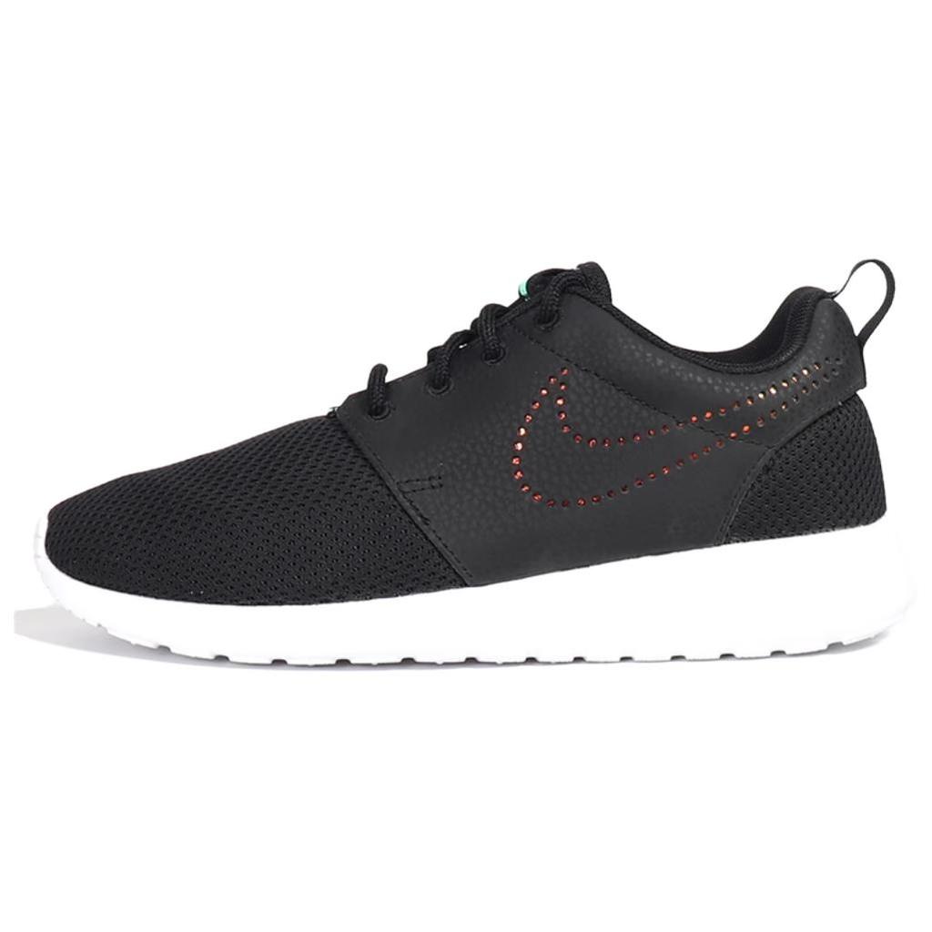Nike Roshe One Comfortable Slip Resistant Abrasion Resistant Low top Running Shoes Women's Black 833928-002