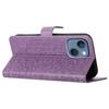 For iPhone 15 Case Drop-resistant PU Leather+TPU Phone Cover with Wrist Strap