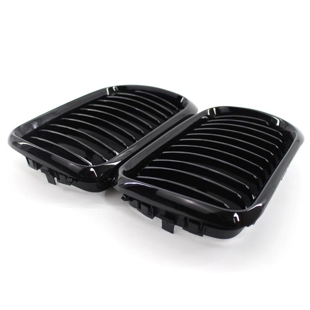 2 шт., глянцевый черный передний бампер, капот, решетка для почек, гоночная решетка, замена для BMW 3-Series E36 M3