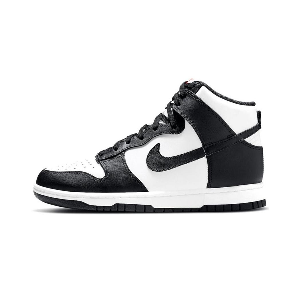 Nike Dunk Delicate Pollen Cow Leather High top Skateboard Shoes Women's Pink White Black DD1869-103(Team58-)
