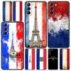 Чехол для телефона с флагом Франции, футболом и Парижем для Samsung Galaxy S24 S23 S22 5G S20 Ultra S21 FE S10 S9 Plus S10E S8 Lite 20, мягкий чехол