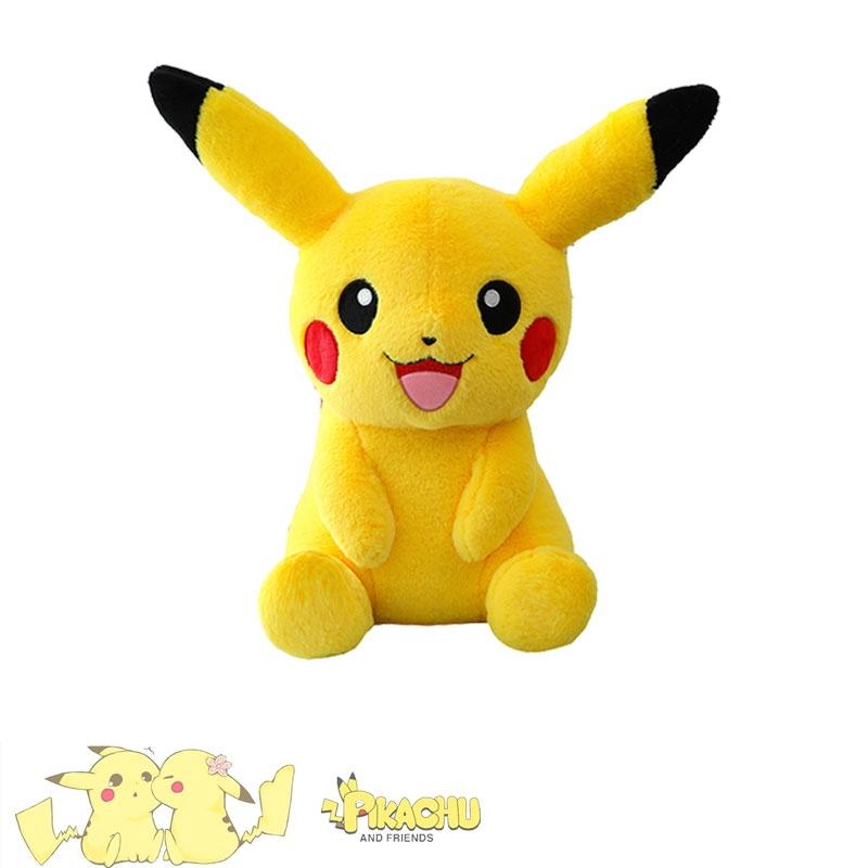 Large Yellow Pikachu Plush Toy Soft And Cuddly Stuffed Animal For Kids Ideal Birthday Gift