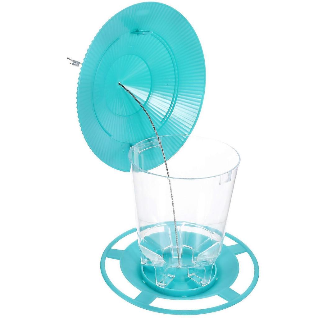 Automatic Hanging Bird Feeder for Outdoor Garden – Durable, Easy to Clean Design, Practical Green Bird Food Feeder
