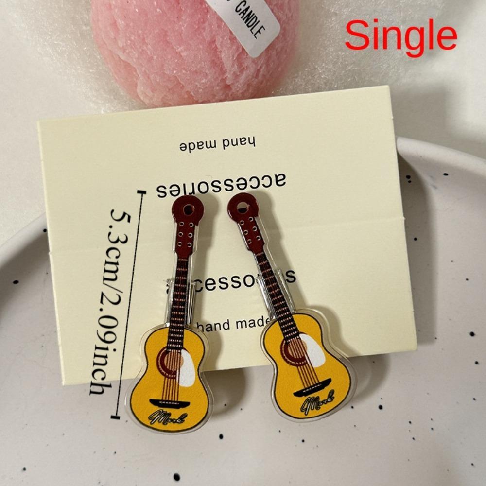 Gift Sweet Violin Hairclip Korean Style Alloy Duckbill Clip Ins Hair Accessories Guitar Hair Clip Girls