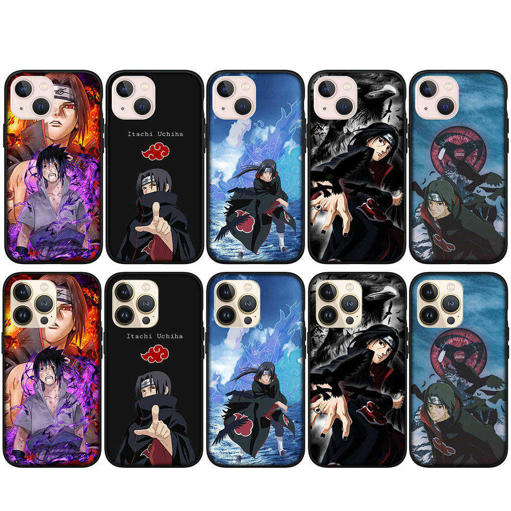 Для iPhone 15 14 Xiaomi Redmi Note 13 12 11 Pro Max X 8 7 XR Samsung Galaxy A15 S24 S23 A05 Huawei OPPO A17 Uchiha Itachi Akatsuki аниме-чехол для телефона
