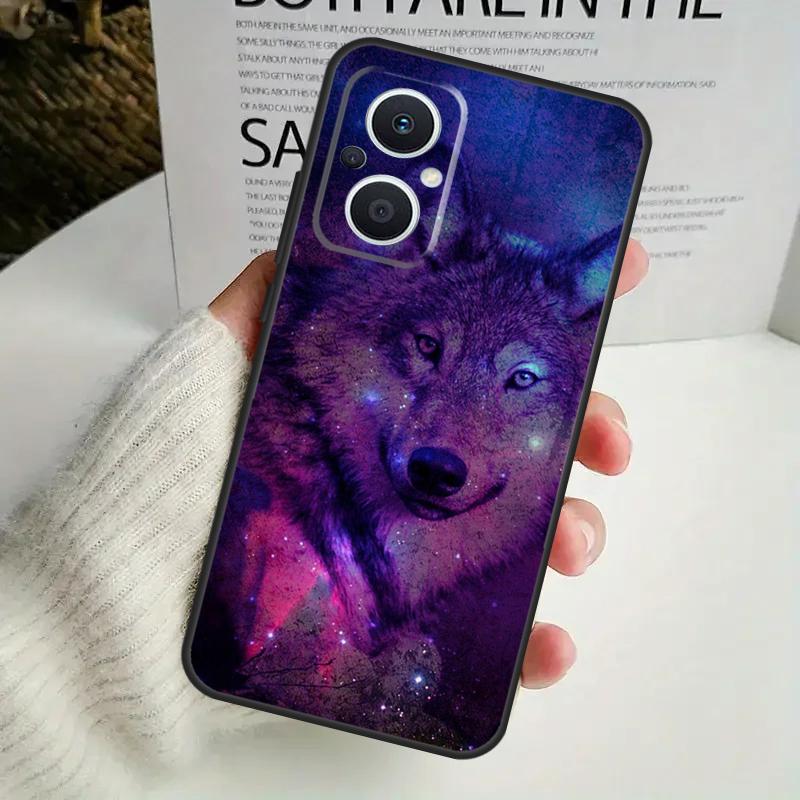 Чехол для телефона Animal Wolf Galaxy для OPPO Reno 14F 12F 12 11 13 F 10 Pro 8T 7 8 Lite OPPO Find X9 X8 X6 X5 Pro