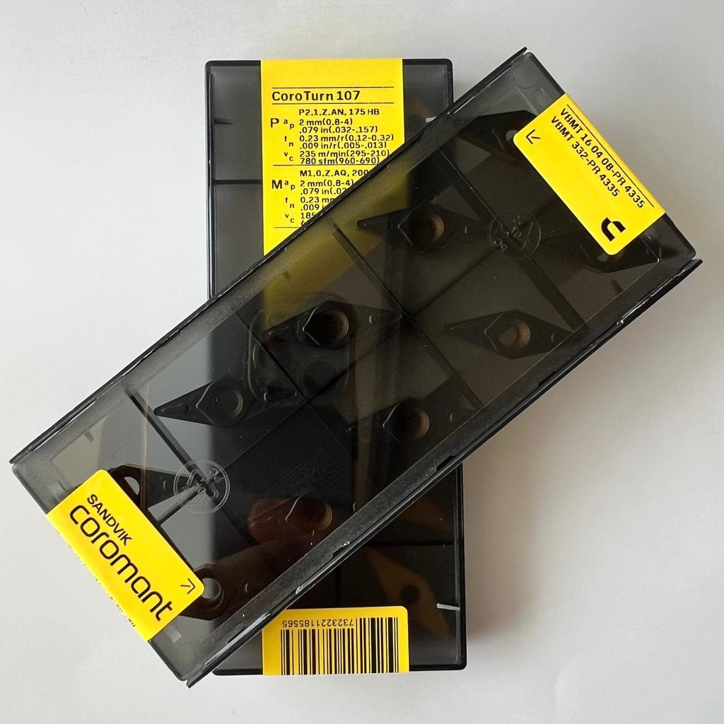 SANDVIK / VBMT160408-PR 4335 / Original Swedish hard alloy blade 10 Pcs