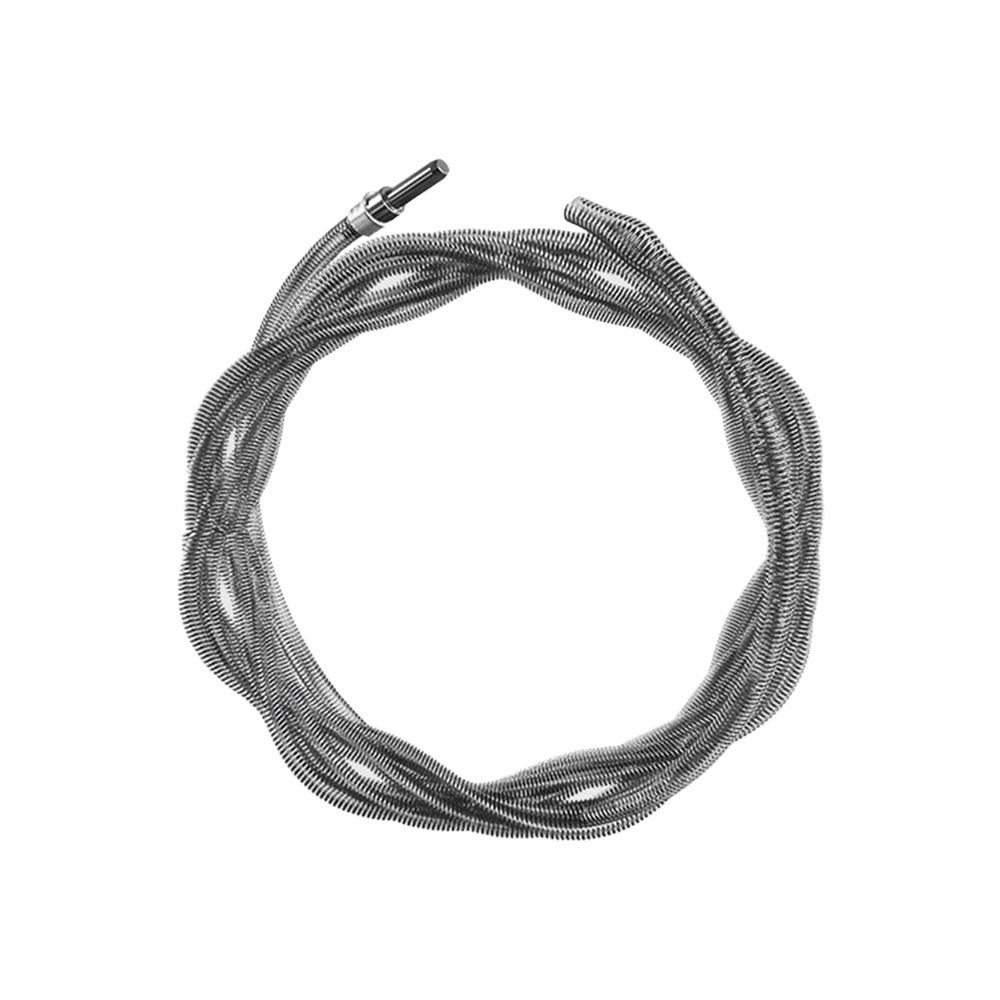 1-5м Электрическая дрель Пружина для прочистки канализации Утолщенный очиститель раковины для кухни, ванной комнаты, сантехники