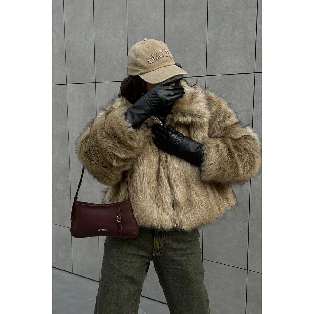 Сумка через плечо с поясом Темно-Бордовый Красный Eleanor