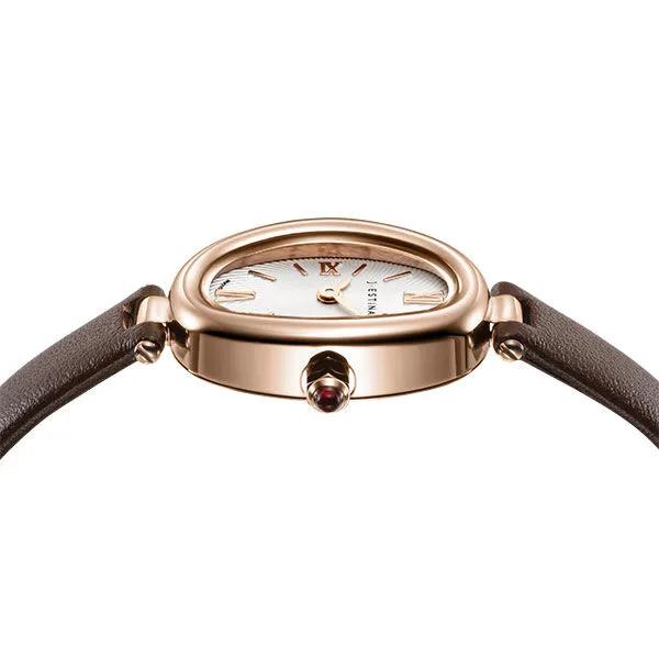 VERONA OVAL Leather Watch - Brown (JWT2LE5BF501RGBR0)