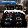 Friends Show Quotes 3pcs K-pop music group Bedding set,Ideal for Bedroom, Dormitory,Including Duvet Cover And 2pcs Pillowcases,Fan gifts