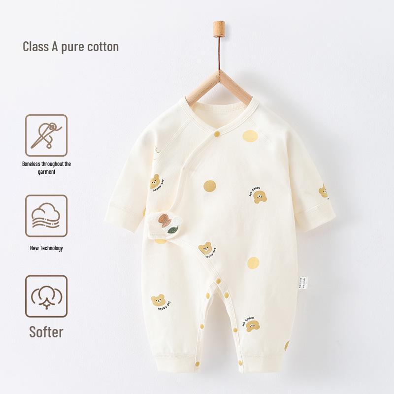 Детский боди из чистого хлопка - Монашеский комбинезон для новорожденных на все сезоны (0-3 месяца)