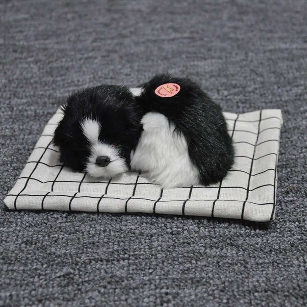 Спящая собака, плюшевая кукла, звуковой коврик, домашний автомобильный кассовый ящик, украшение для дома