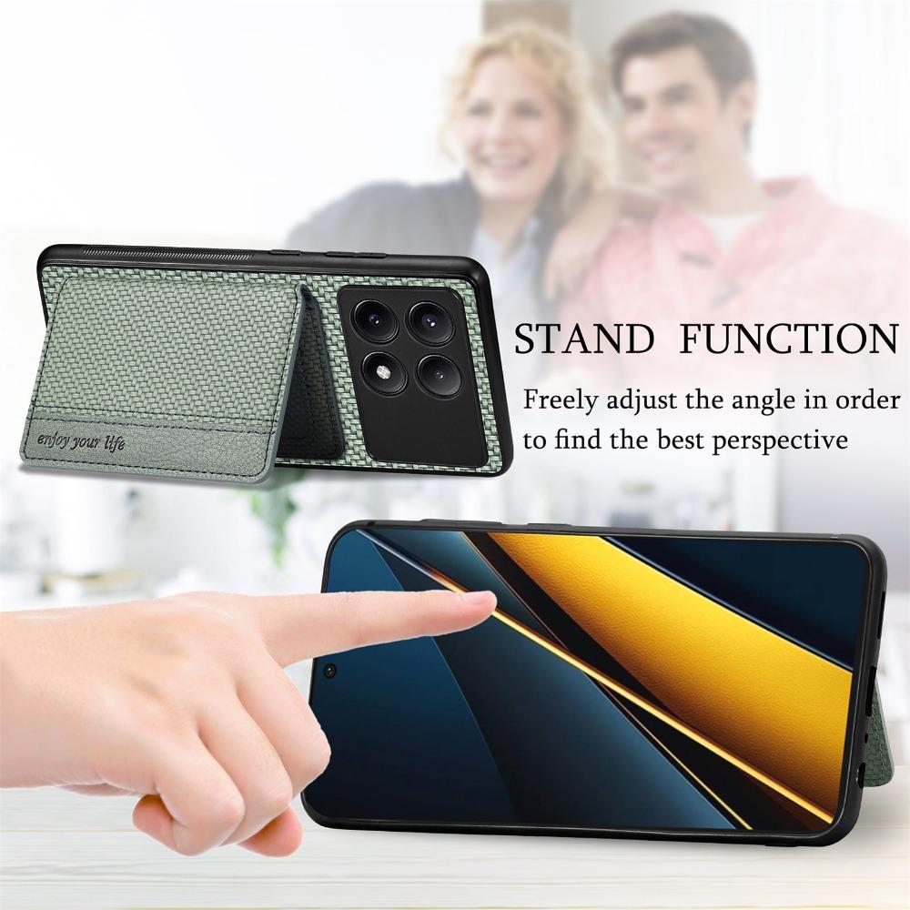Для Poco F8 Pro Ultra 5G Кожаный задний чехол Блокировка RFID-карт Funda Чехол для Xiaomi Poco F8 Ultra Mi PocoF8 F 8 F8Pro Магнитная крышка