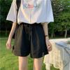 Sports Shorts Women's Summer Loose Outerwear Running Casual A-line Wide Leg High Waist Slim Cotton Student Hot Pants